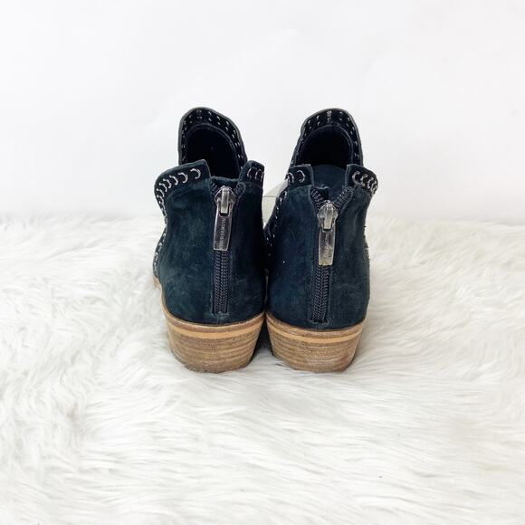 Vince Camuto 8 M Womens Black Suede Prafinta Ankle Booties - Picture 3 of 10